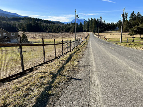 Completed fence